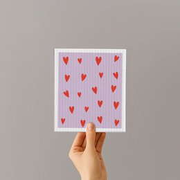 Schwammtuch - Heart - No. 4