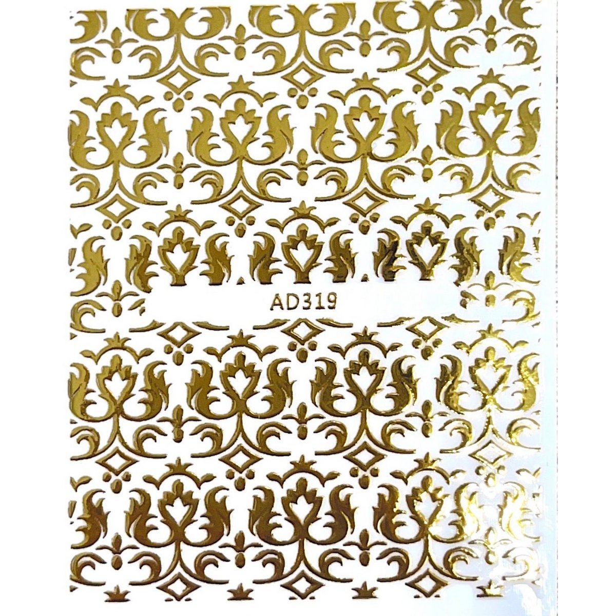 Gold pattern stickers