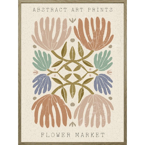 Poster in frame floral