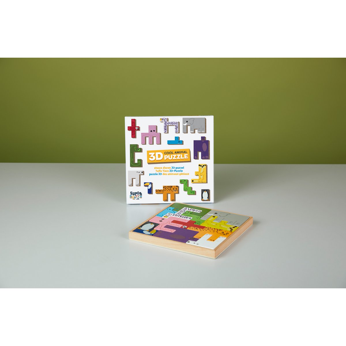 Tough Animals 3D Puzzle