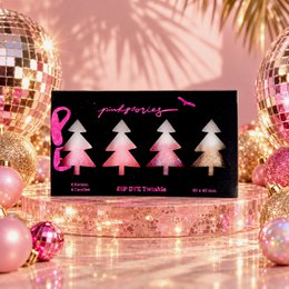Dip Dye Twinkle Glitter * Santa Baby
