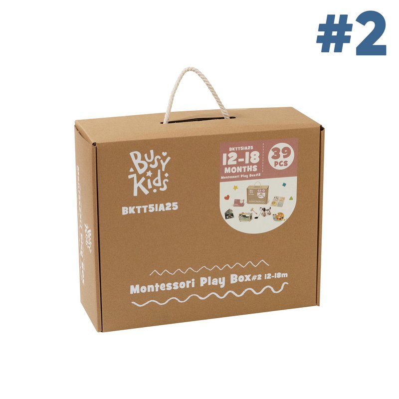 BusyKids Montessori-Set für Kinder von 12 bis 18 Monaten