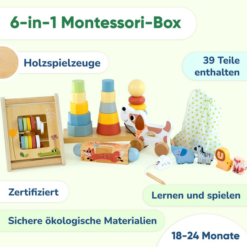 BusyKids Montessori-Set für Kinder von 18 bis 24 Monaten