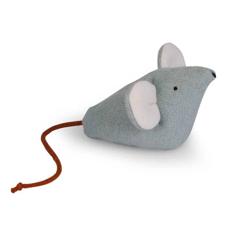 Souris à lancer - Mysla - Bleu bébé