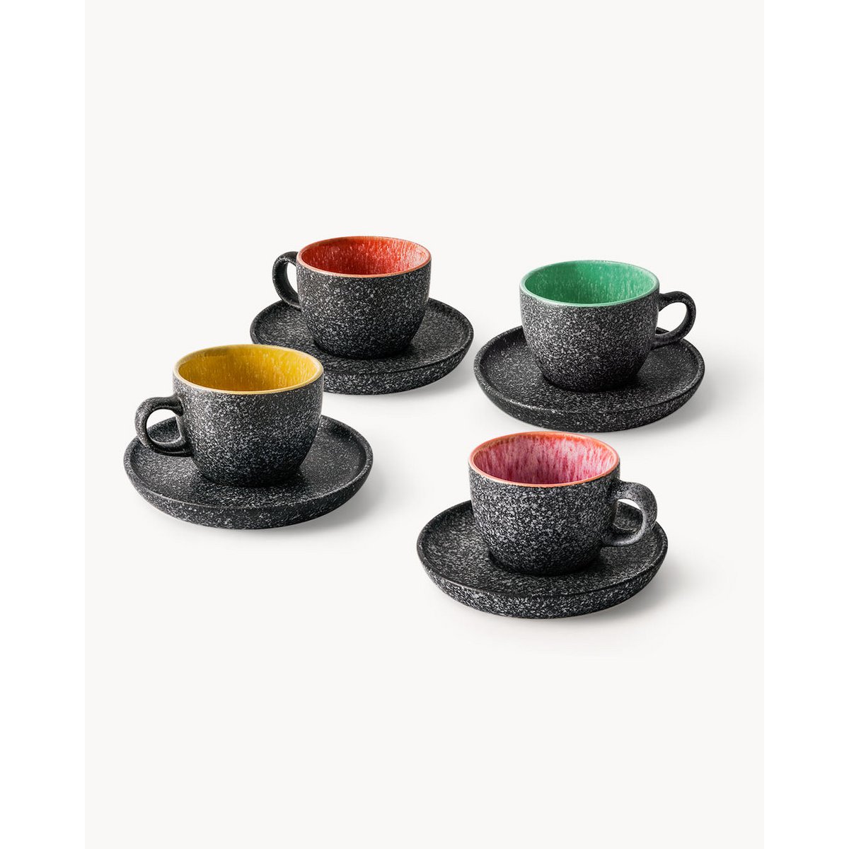 Cappuccinotassen Set Las Palmitas 6er Set 190 ml