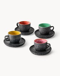 Cappuccinotassen Set Las Palmitas 6er Set 190 ml