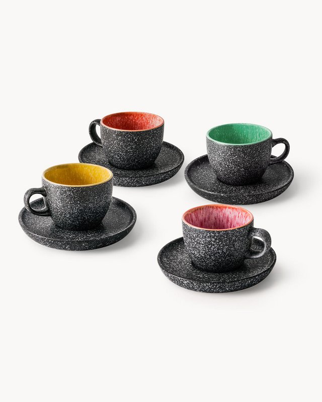 Cappuccinotassen Set Las Palmitas 6er Set 190 ml