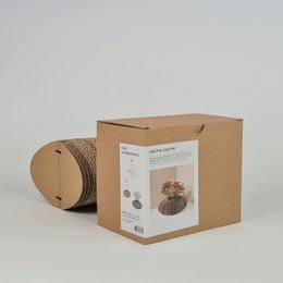 Sortiment af 5 "Cache-Cache" foldbare papvaser