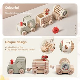 Wooden Train Learning Toy
