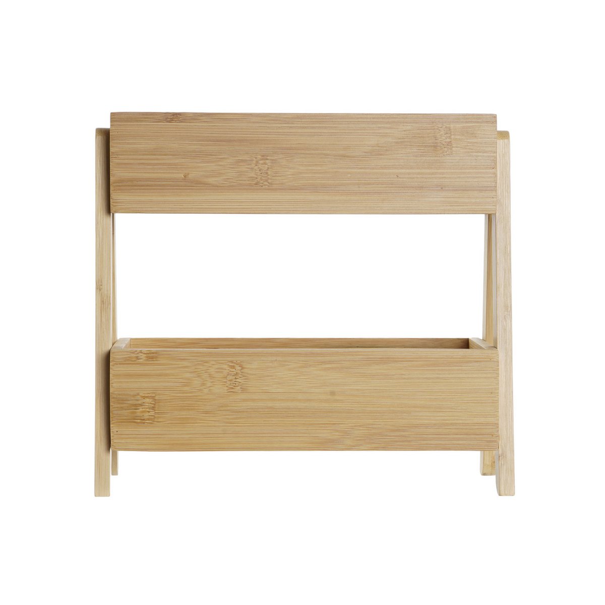 BAMBOO SHELF 27X12X25 2 FLOORS NATURAL SPICE RACK PC207675