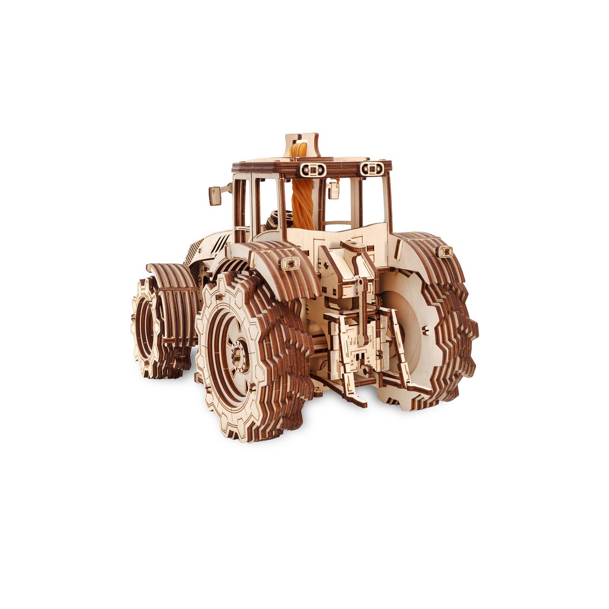 Eco Wood Art (EWA) TRATTORE DI PUZLE MECCANICO 3D 891 31.5x17.3x20.7 cm