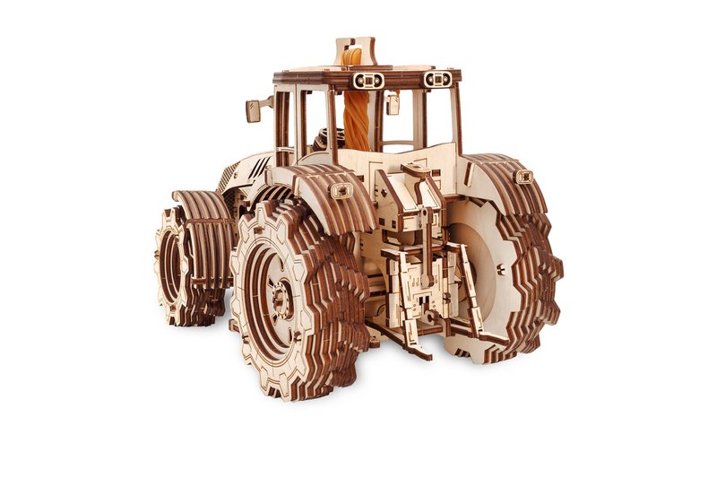 Eco Wood Art (EWA) 3D Mechanical Puzzle Tractor 891 31.5x17.3x20.7 cm