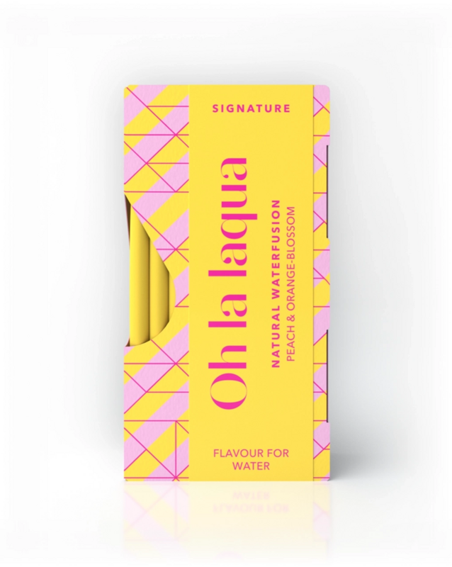 PÊCHE & FLEUR D'ORANGER • Pour eau aromatisée