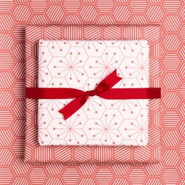 Cadeaulint donkerrood, donkerrood lint makkelijk te strikken, 16mm x 5m grosgrain lint voor het inpakken van cadeaus