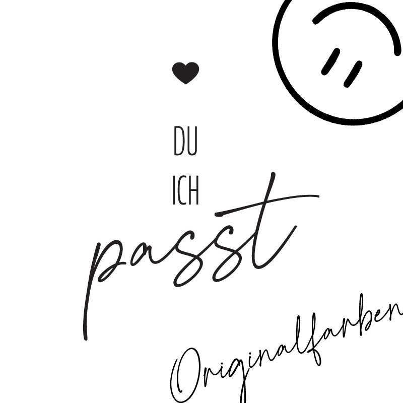 Geschenkebox du ich passt | Stiftehalter mit Deckel