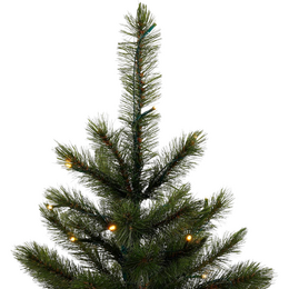 Künstlicher Weihnachtsbaum beleuchtet Bristlecone Fir Green