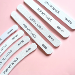 Banana white nail file 100/180