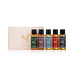 Mon Chemin® Duschöl-Entdeckungsset – Fünf Miniatur-Duschöle in luxuriöser Geschenkverpackung