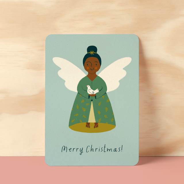 Postcard |  Angel with dove