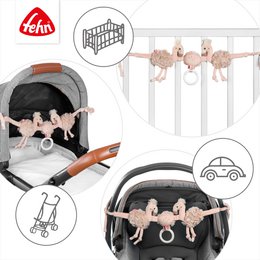 Pram chain flamingo