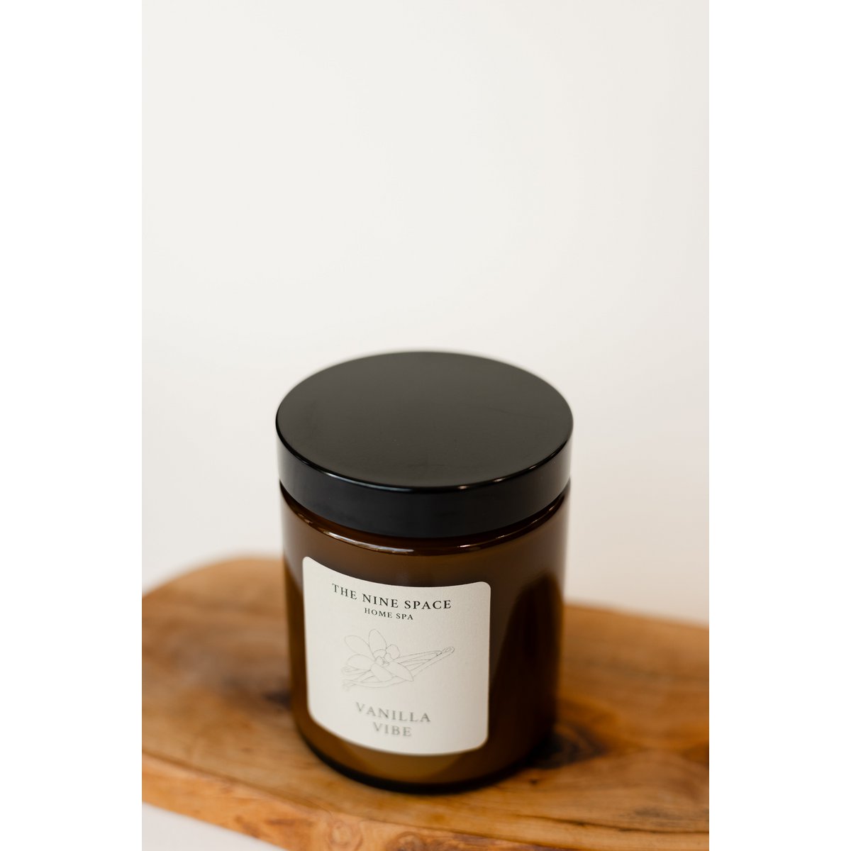 VANILLA Vibe candle - brown glass