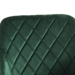 Frazer Diamond Armchair [Set of 2] [Velvet] [360-degree Swivel Base]