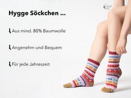 Hygge sokken voor dames - bundel van 3