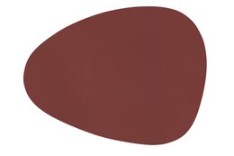 Dækkeserviet TOGO - Vegansk læder - Sten - 42x32 cm