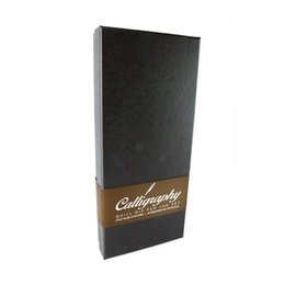 Quillpen-Tintenstift-Federstift-Set, weißer Federstift, schwarze Box