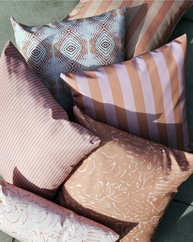Udendørs pude Roman Orange | 50-50 cm