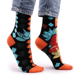Hop Hare Bamboo Socks (41-46) - Blue Buddha & Lotus
