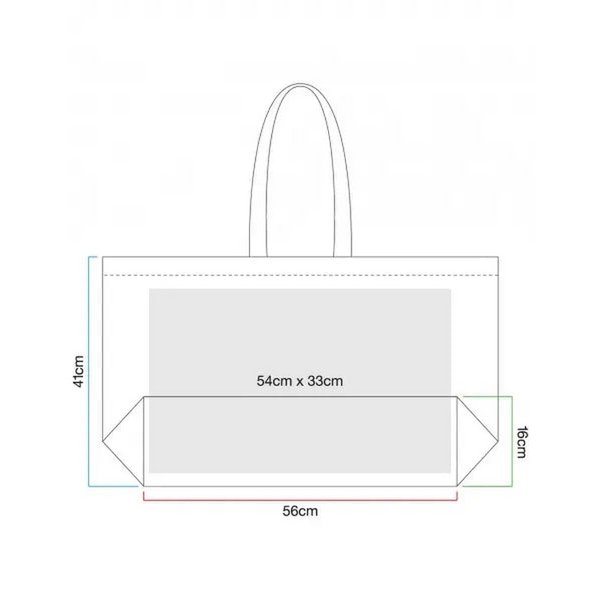 Tote Bag Olive Oversize 100% Cotone Riciclato | Horda