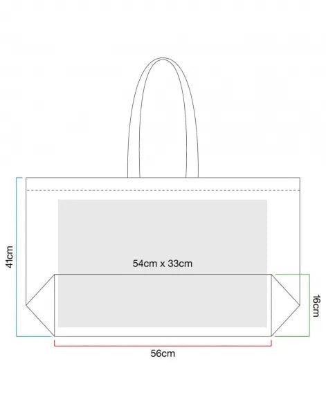 Tote Bag Olive Oversize 100% Cotone Riciclato | Horda