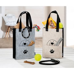 Cadeauzakje hondenbende 2 assorti, hoogte 30 cm