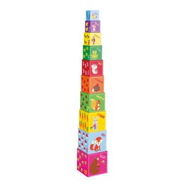Lelin® Stapelblokken - Bosdieren
