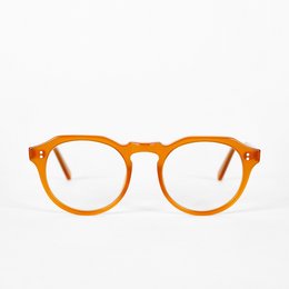 Blue light blocking glasses, Jamie model, acetate frame, sunrise color