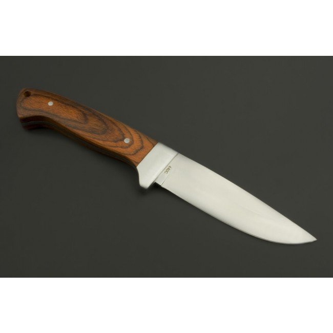 ED MAHONY Elch Master V, Jagdmesser, (red pakka wood handle)