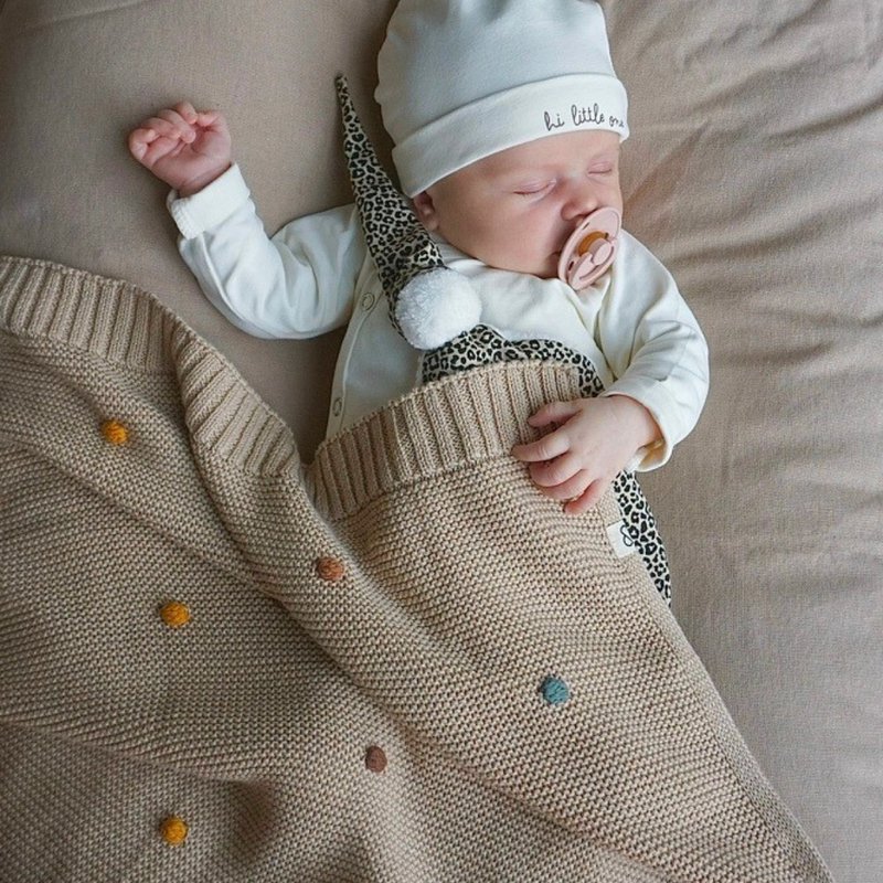 Gebreide Baby Deken | Wiegdeken | Wikkeldoek | Ivy and Soof