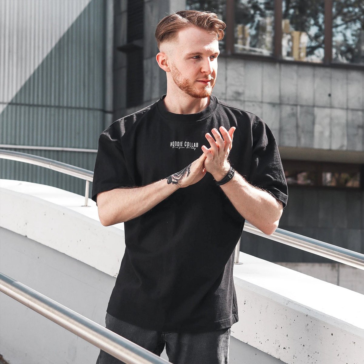 Bracelet en cuir "Gloire"