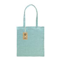 Recycled Cotton Shopper Bag Mint green