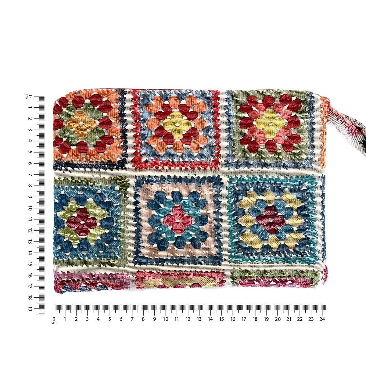 Granny Square cosmetic bag