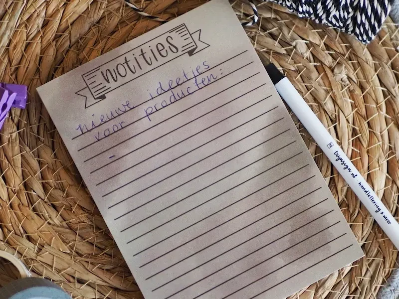 Noteblok - Noter