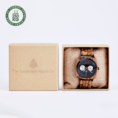 Brown Wood Watch, Mens Wrist Watch, Day Date Watch, Christmas Gift, Holiday Gifts For Him, Xmas Gift, Accessories And Watches ~ The Oak