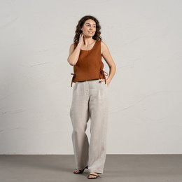 Crop Top con Nastri Laterali Audrey
