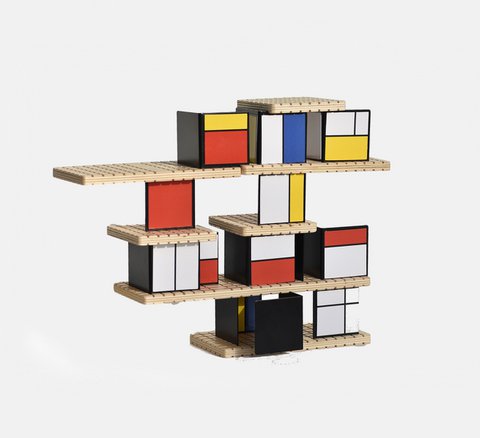 HUIS van Mondriaan Art constructiespeelgoed