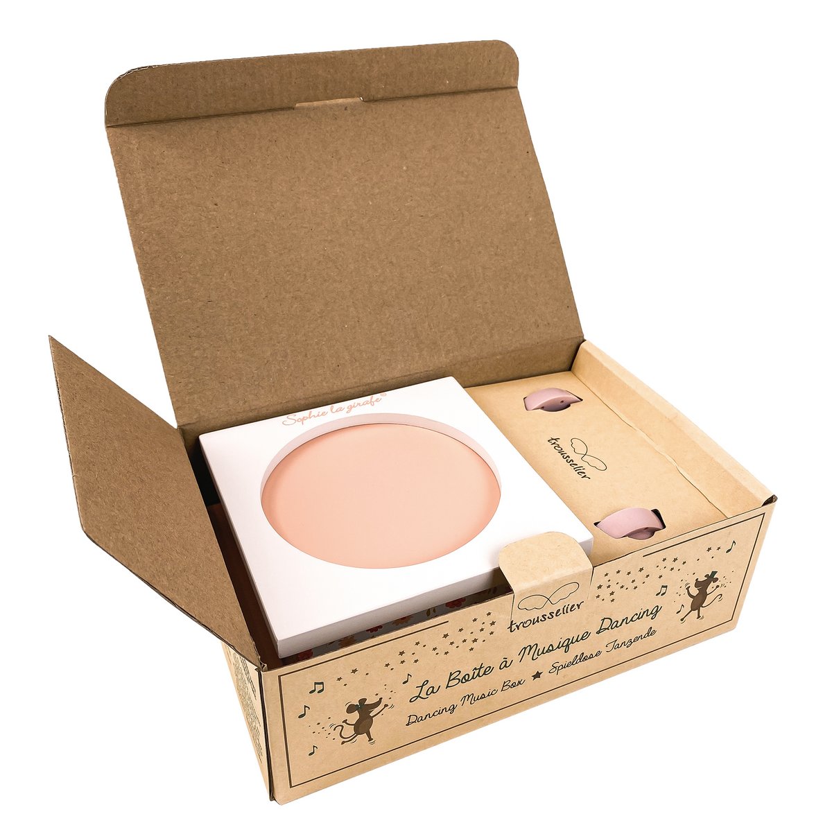 Sophie the giraffe music box - Pink