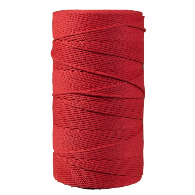 Corda di cotone rossa