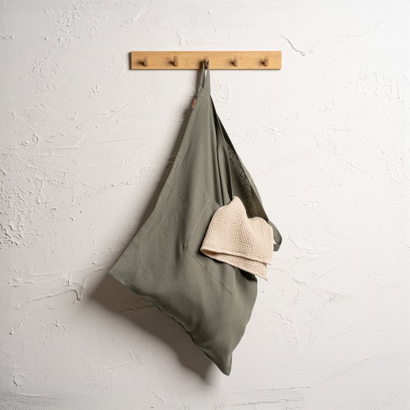 Linen Hanging Laundry Bag