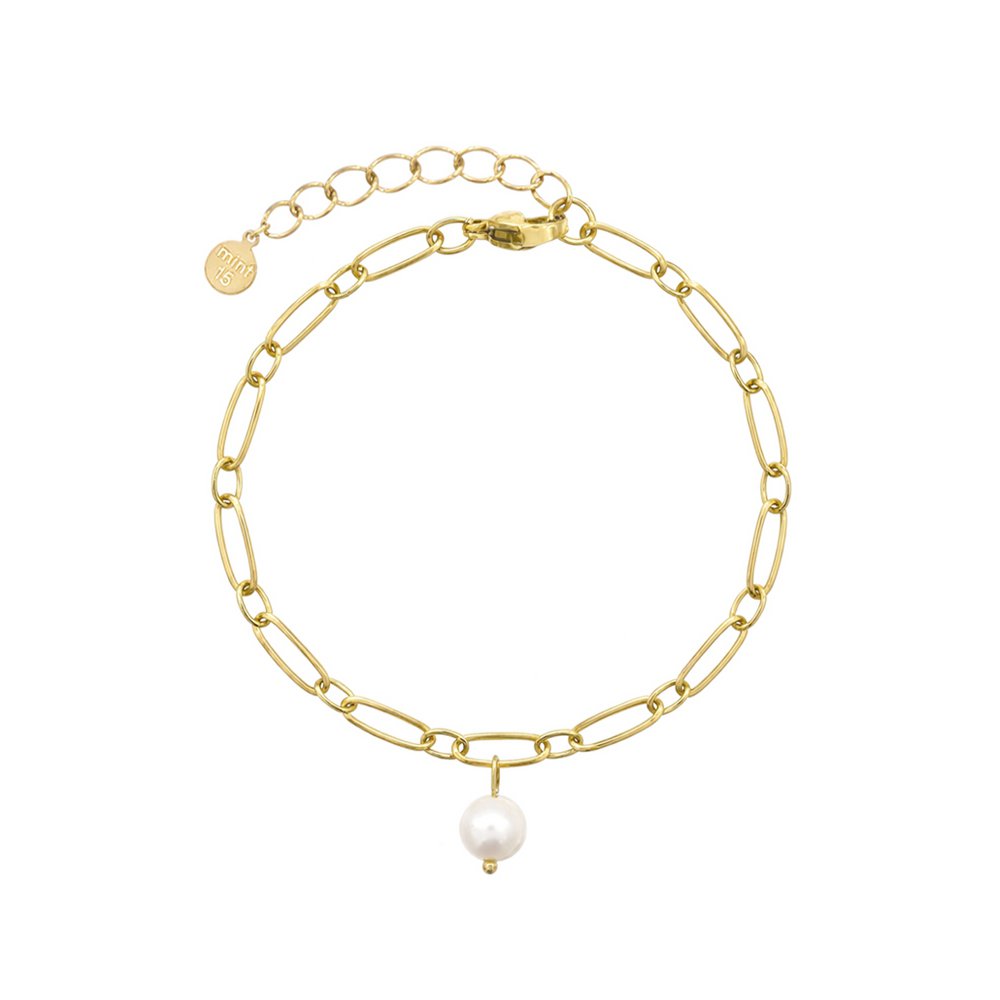 Bracciale a catena di perle d'acqua dolce