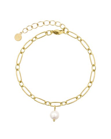 Süßwasserperlen-Kettenarmband